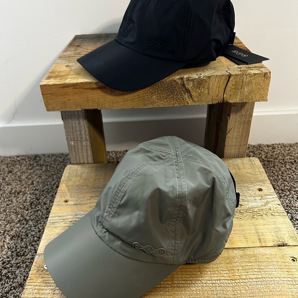 Black and Green Caps with dare to roam logo